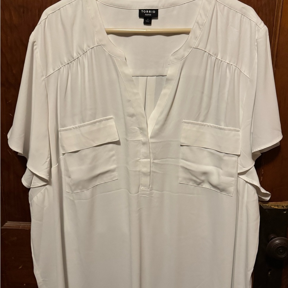 Torrid Women's White Blouse